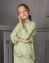 KIDS BAJU KURUNG KEDAH DARYA (TENDRIL GREEN)
